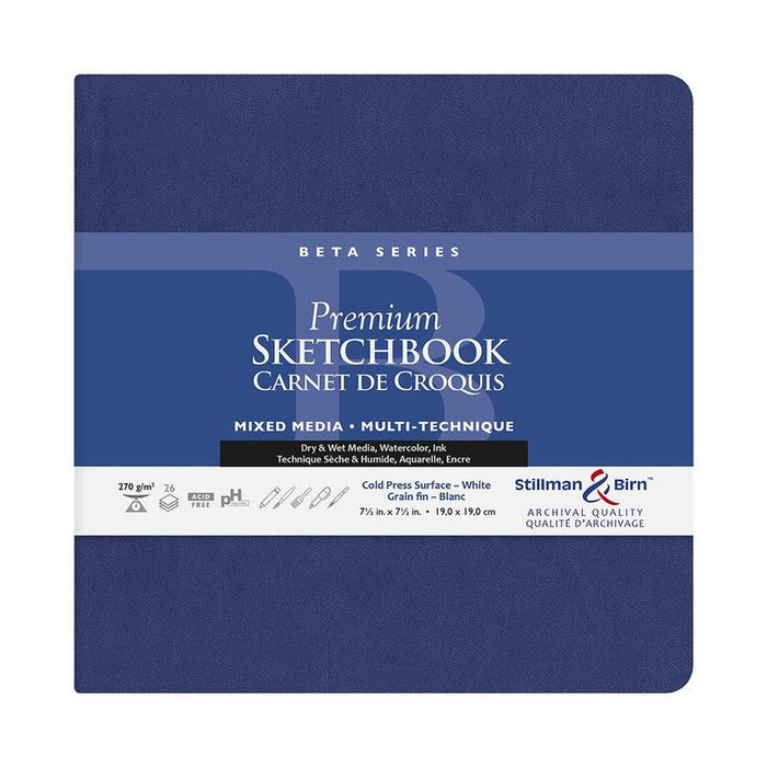 Stillman & Birn S&B Beta Sketchbook Softcover White 270g 19x19cm 26sh C301750SSBC_1