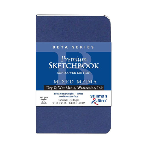 Stillman & Birn S&B Beta Sketchbook Softcover White 270g 8.9x14cm 26sh C301350PSBC_1