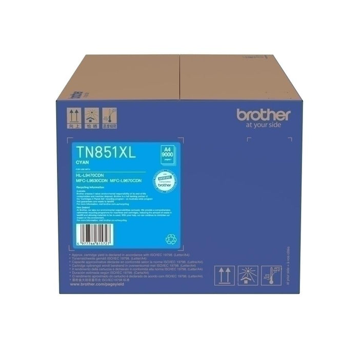 Brother TN851XLC Cyan Toner