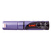 Uni 8mm Chisel Tip Liquid Chalk Marker Metallic Violet_1