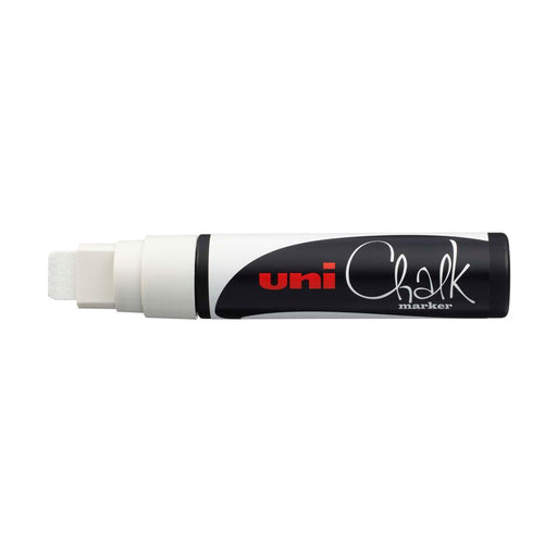 Uni Chalk Marker 15mm Chisel Tip White PWE-17K_2
