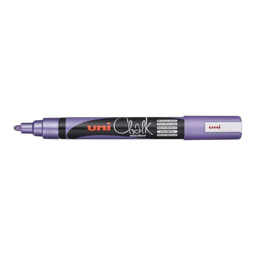 Uni Chalk Marker 1.8-2.5mm Bullet Tip Metallic Violet PWE-5M 249307_1