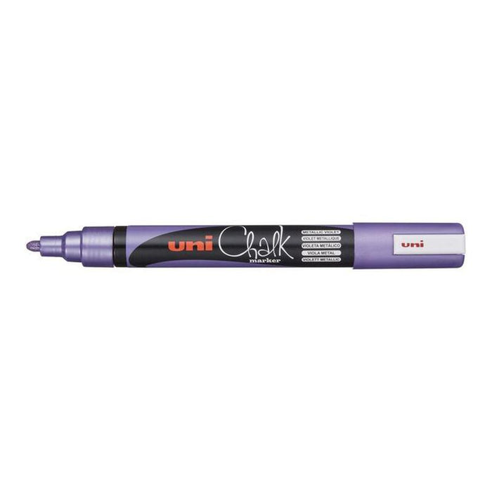 Uni Chalk Marker 1.8-2.5mm Bullet Tip Metallic Violet PWE-5M 249307_1