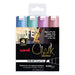Uni Chalk Marker 8mm Bold Chisel Tip 4 Pack Metallic_1