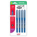 Uni Eye 0.38mm Ultra Micro Rollerball Pens Blue Pk4_1