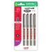 Uni Eye 0.7mm Fine Rollerball Pen Red Capped Pk4 250358_1