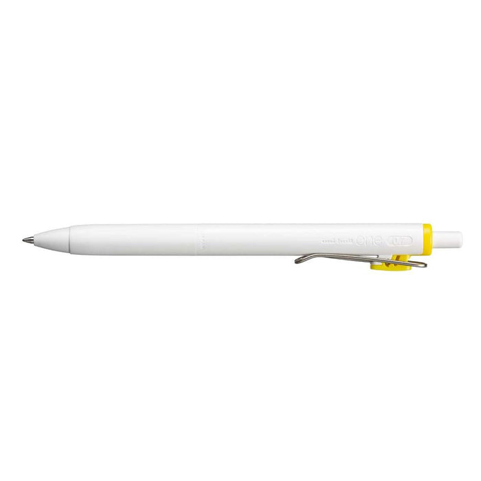 Uni One 0.7mm Yellow Rollerball Gel Pen 249535_1