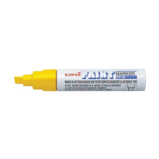 Uni Paint Marker Chisel Tip Yellow 4-8.5mm PX-30_1