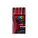 Uni Posca Marker 1.8-2.5mm Med Bullet 4 Pack Shades of Red PC-5M 1023106_1