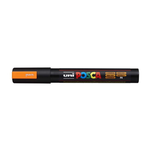 Uni Posca Marker 1.8-2.5mm Med Bullet Fluoro Orange PC-5M 249038_1