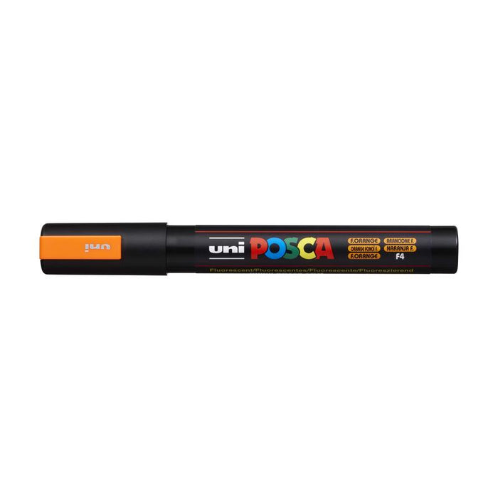 Uni Posca Marker 1.8-2.5mm Med Bullet Fluoro Orange PC-5M 249038_1