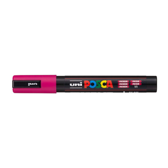Uni Posca Marker 1.8-2.5mm Med Bullet Fuchsia PC-5M 1000948_1