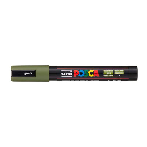 Uni Posca Marker 1.8-2.5mm Med Bullet Khaki Green PC-5M 1000949_1