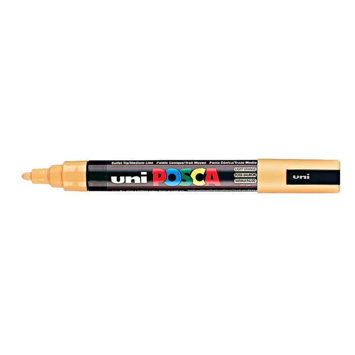 Uni Posca Marker 1.8-2.5mm Medium Bullet Light Orange PC-5M_1