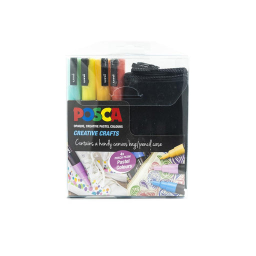 Uni Posca Marker Activity Pack with Canvas Bag PC-3M_1