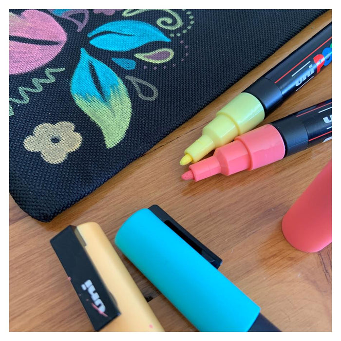 Uni Posca Marker Activity Pack with Canvas Bag PC-3M_2
