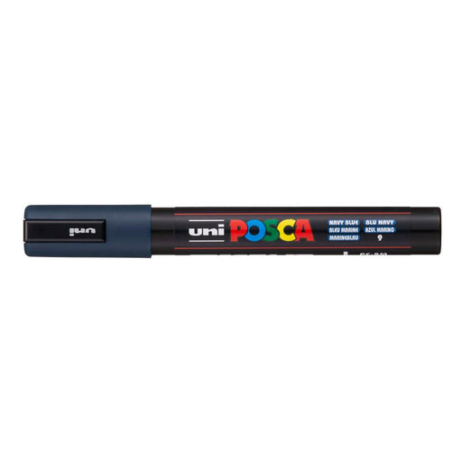 Uni Posca Marker Medium Bullet 1.8-2.5mm Navy PC-5M_1
