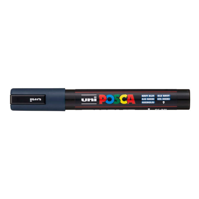 Uni Posca Marker Medium Bullet 1.8-2.5mm Navy PC-5M_1