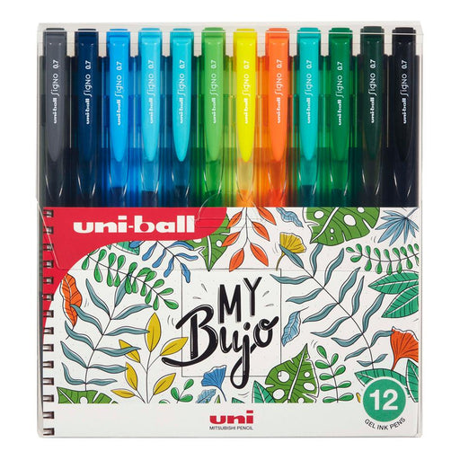 Uni Signo RT1 Gel Pens 0.7mm 12 Pack Botanical Colors_1