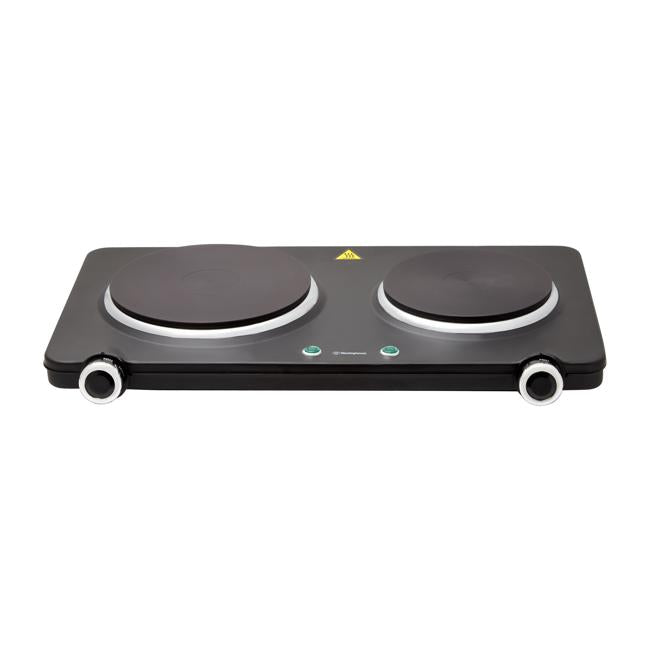 Westinghouse Portable Double Electric Hotplate WHEHP02K 3