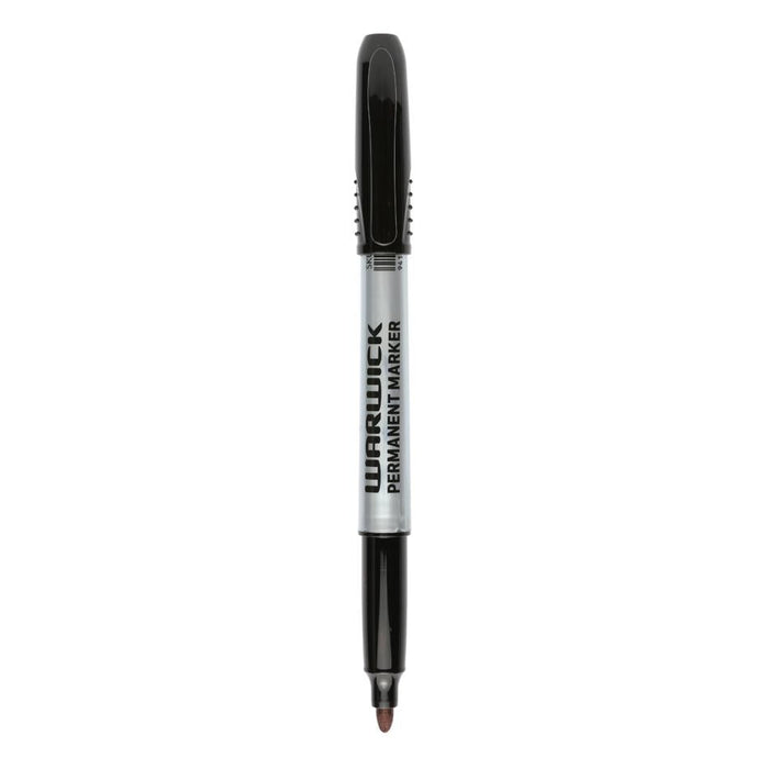 Warwick Fine Tip Permanent Marker Black 1mm - 48 Pack_2