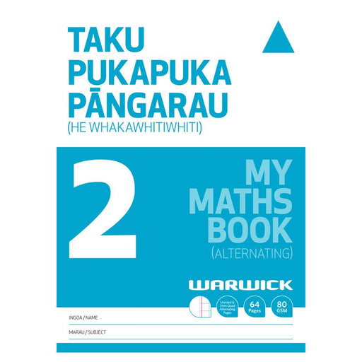 Warwick My Maths Book 2 A4 7mm Quad 11604743_1