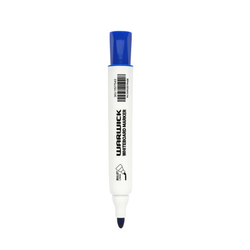 Warwick Whiteboard Marker Bullet Tip Blue Pack 24 11577543_2