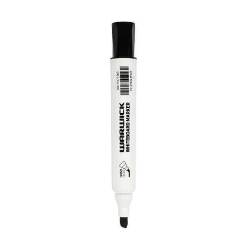 Warwick Whiteboard Marker Chisel Tip Black Pack 24 11577763_2