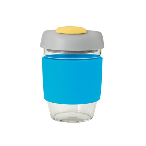 Avanti Glass GoCup 355ml Blue/Grey/Yell 1