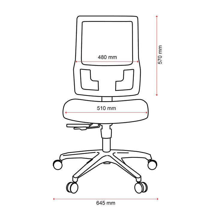 Buro Mantra Mesh Back Chair