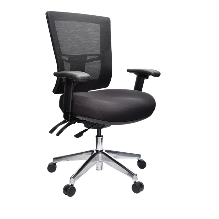 Buro Metro II 24/7 Office Alloy Base Mid Back Chair