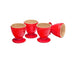 Chasseur La Cuisson Egg Cup Set of 4 Red 1