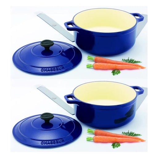 Chasseur Round French Oven (French Blue) - 24cm/4L 1