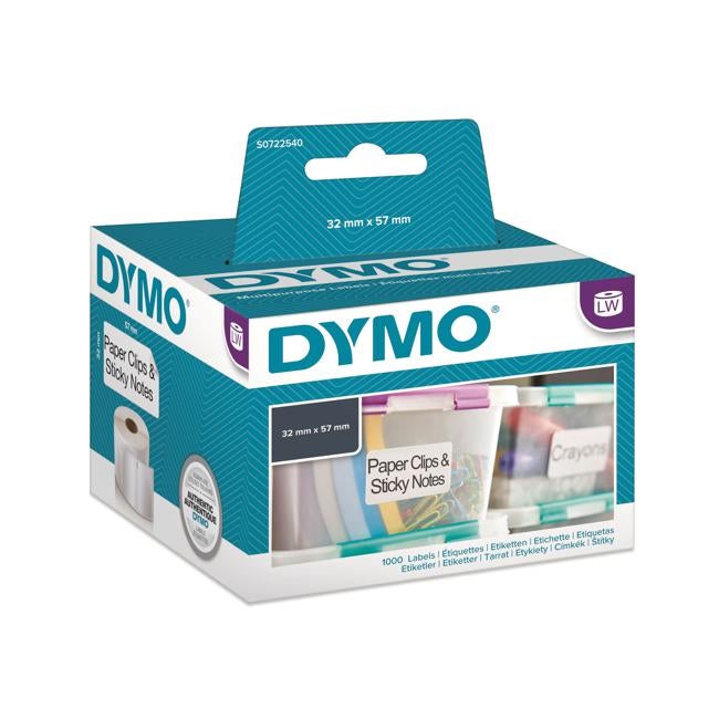 Dymo Genuine Labelwriter Multi Purpose Labels. 1 Roll (1000)