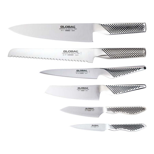 Global 7 Piece Kyoto Knife Block - Ash