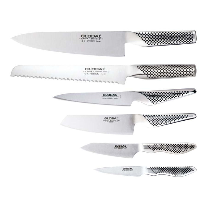 Global 7 Piece Kyoto Knife Block - Ash