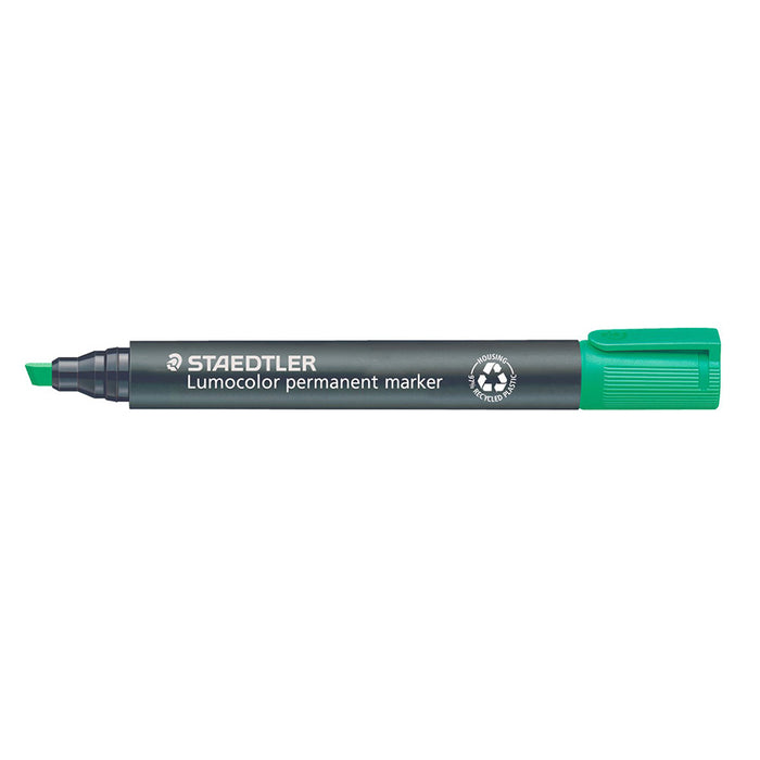 Lumocolor permanent marker 350with chisel tip Green