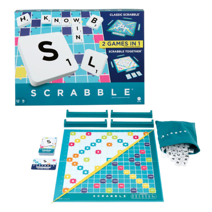 Scrabble 2 Games in 1 Board Game