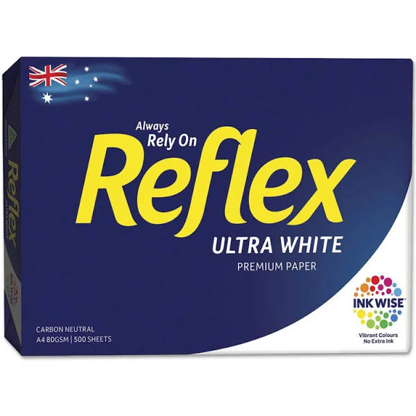 Reflex Copy Paper A4 White 80gsm Ream 500 Sheets