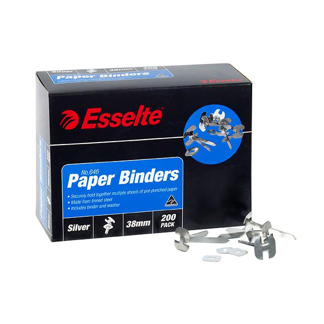 Esselte paper binders 38mm bx200