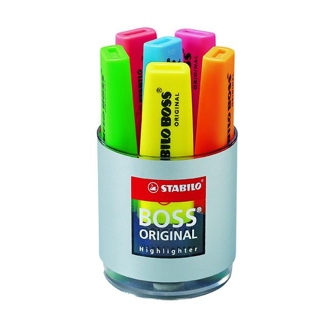 Stabilo boss highlighter cup of 6-Marston Moor