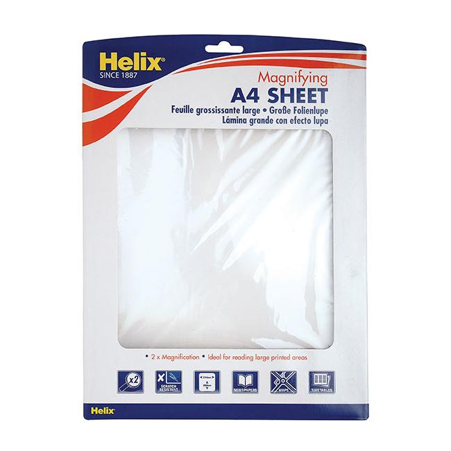 Helix magnifying sheet a4
