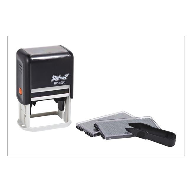 Deskmate diy stamp kits 5 lines 3mm/4mm text black