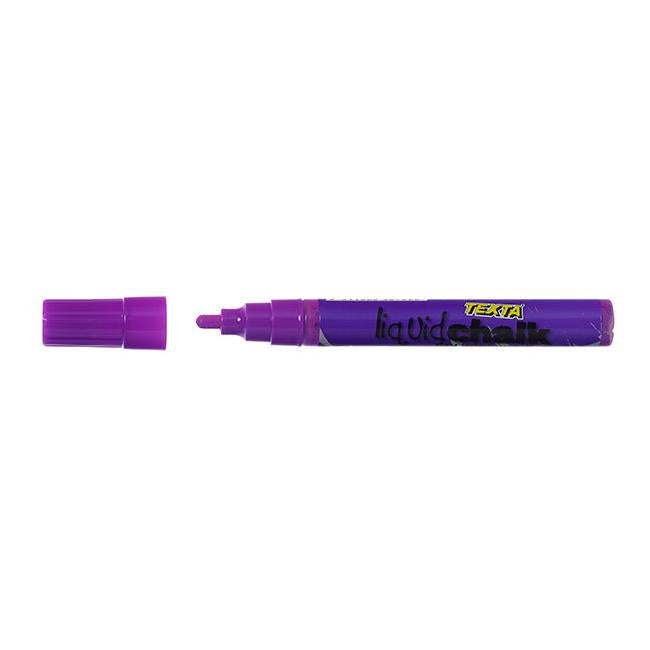 Texta liquid chalk marker dry wipe purple-Marston Moor