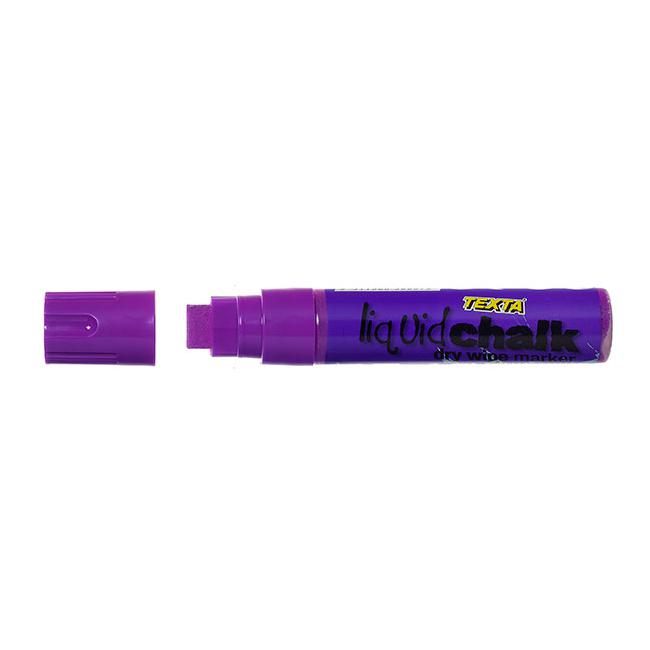 Texta liquid chalk marker dry wipe purple-Marston Moor