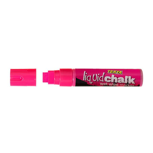 Texta liquid chalk marker wet wipe pink-Marston Moor