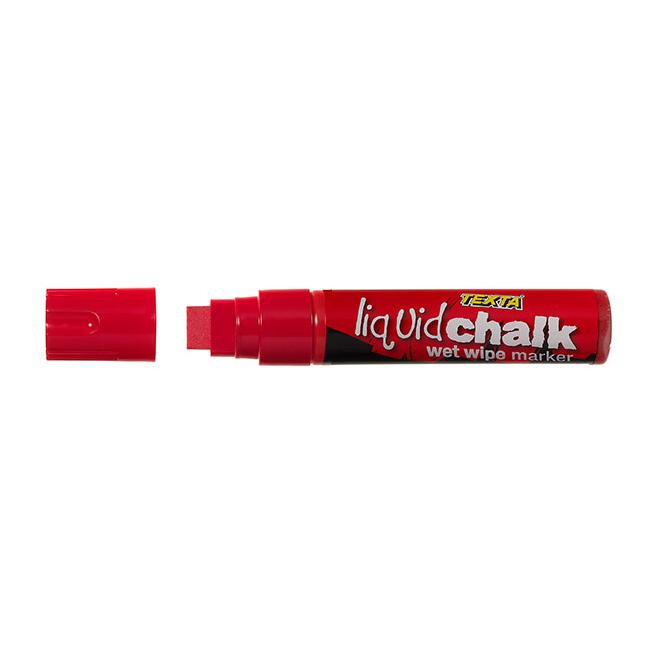 Texta liquid chalk marker wet wipe red-Marston Moor