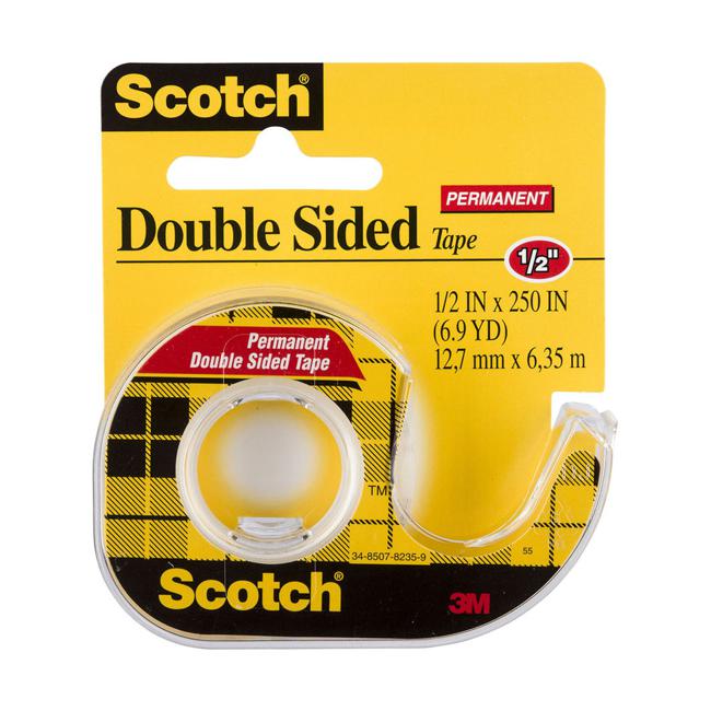 Scotch Double Sided Tape Dispenser 136 12.7mm x 6.35m-Marston Moor