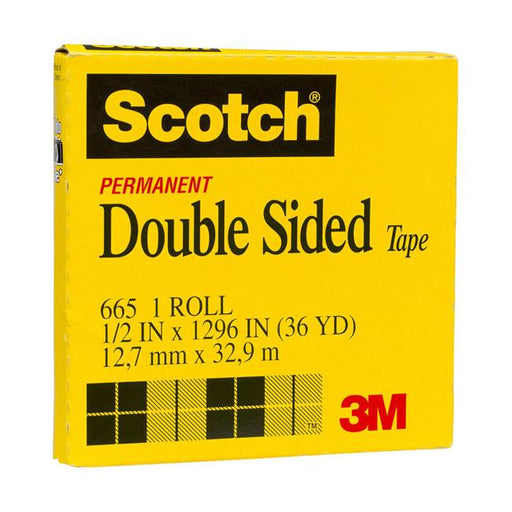 Scotch Double Sided Tape 665 12.7mm x 33m-Marston Moor