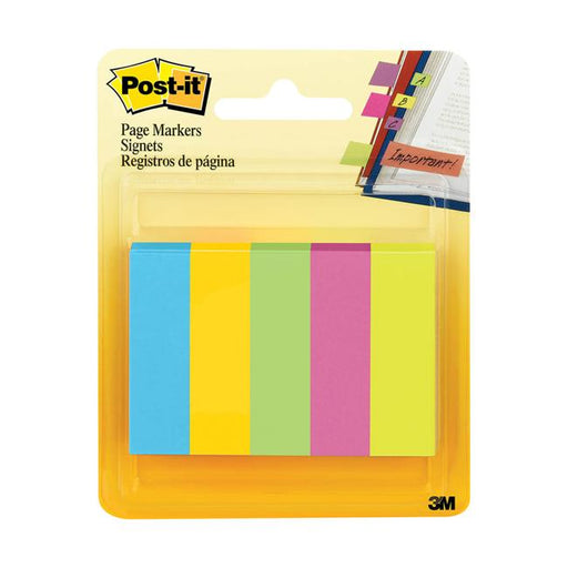 Post-it Page Markers 670-5AU 13x50mm Jaipur Pack of 5-Marston Moor